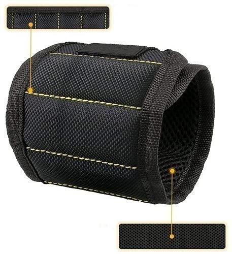 Magnetic Wrist Band | Tool Belt with 3 Strong Magnets | For Electricians, Roofers & DIY