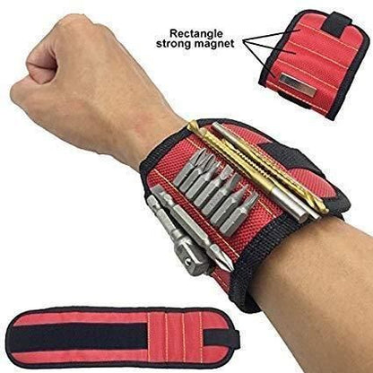 Magnetic Wrist Band | Tool Belt with 3 Strong Magnets | For Electricians, Roofers & DIY