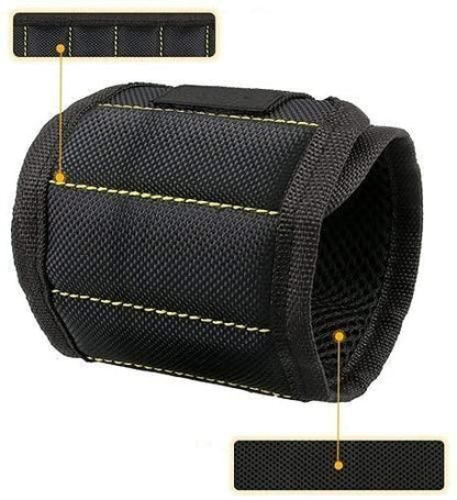 Magnetic Wrist Band | Tool Belt with 3 Strong Magnets | For Electricians, Roofers & DIY